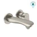 TOTO GO 1.2 GPM Wall-Mount Single-Handle Bathroom Faucet with COMFORT GLIDETechnology, Brushed Nickel TLG01310U