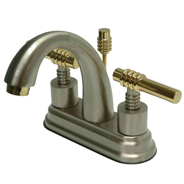 Kingston Brass KS8619ML 4 in. Centerset Bath Faucet/ Brass