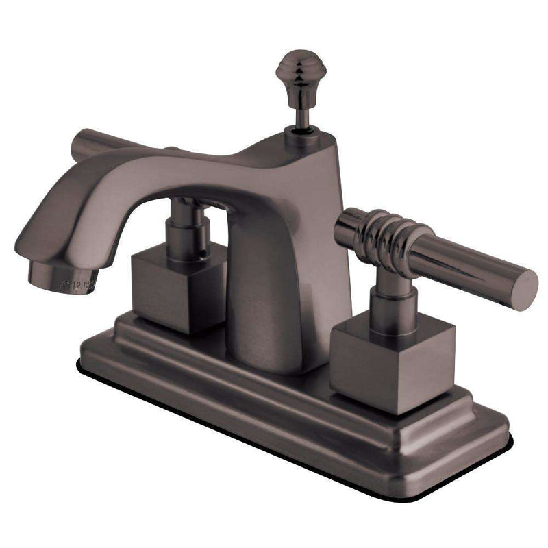 Kingston Brass KS8649QL 4 in. Centerset Bath Faucet/ Brass