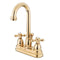 Kingston Brass KB3612AX 4 in. Centerset Bath Faucet Brass