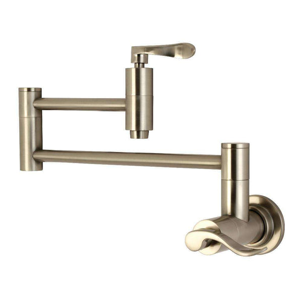 Kingston KS8108DFL Wall Mount Pot Filler Kitchen Faucet