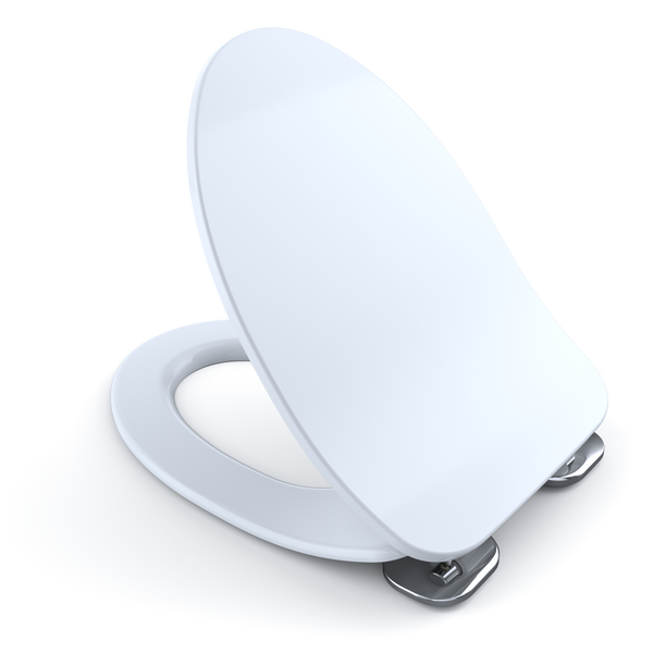 TOTO SoftClose Ultra Slim, Non-Slamming Toilet Seat and Lid, Cotton White SS234#01