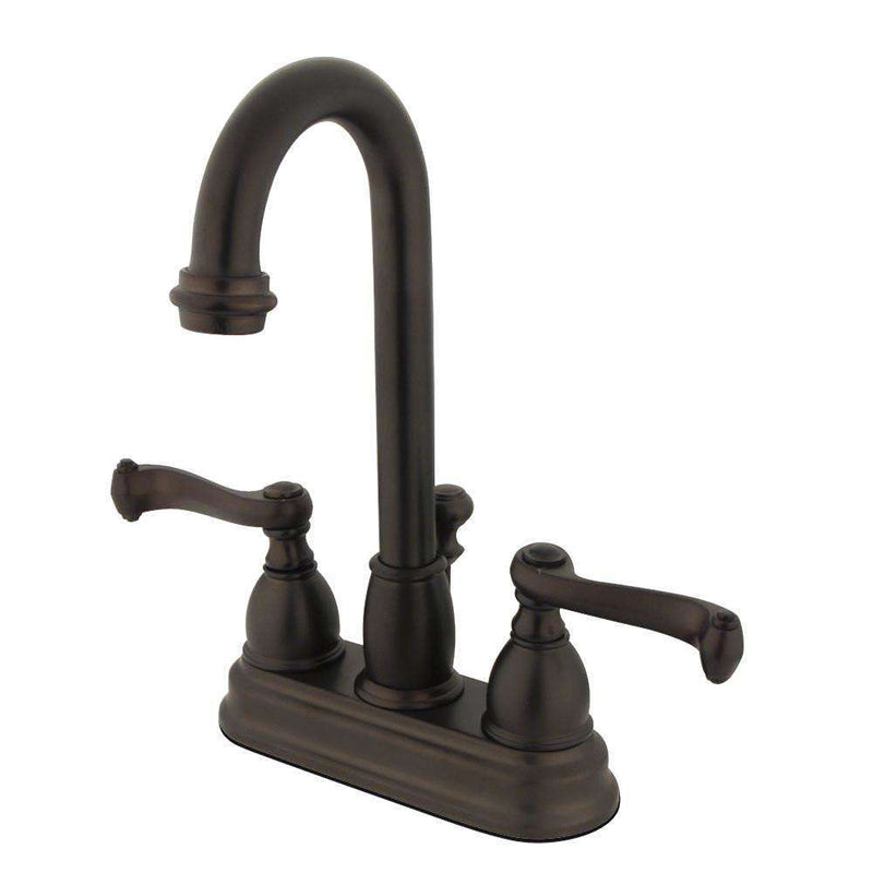 Kingston Brass KB3615FL 4 in. Centerset Bath Faucet Bronze