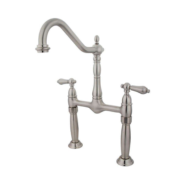 Kingston Brass KS1078AL Vessel Sink Faucet, Brushed Nickel