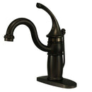 Kingston Brass KB1405GL Sg-Hnd 4 in. Centerset Bath Faucet