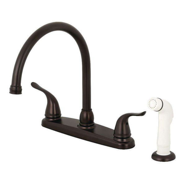 Kingston Brass KB795YL 8" Centerset Kitchen Faucet W/ Sp