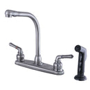 Kingston Brass KB7500SP Centerset Kitchen Faucet Stainless