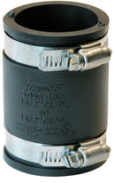 1-1/2" Cast Iron/Plastic x Cast Iron/Plastic Flexible Coupling