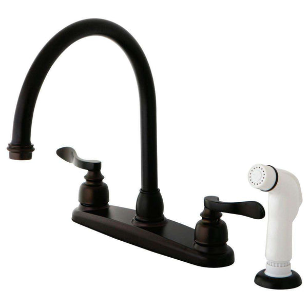 Kingston Brass KB8795NFL Centerset Kitchen Faucet Bronze