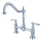 Kingston Brass KS1171AL Heritage Kitchen Bridge Faucet