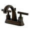 Kingston Brass KS8615CML 4 in. Centerset Bath Faucet Bronze