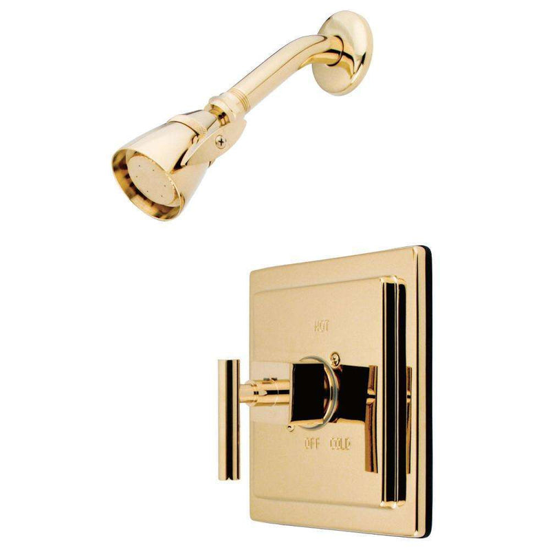 Kingston Brass KB8652CQLSO Shower Only, Polished Brass