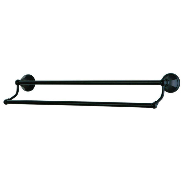 Kingston Brass BA4813ORB 24-Inch Dual Towel Bar Bronze