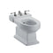 TOTO Lloyd Deck Mount Vertical Spray Flushing Rim Bidet, Cotton White BT930B#11