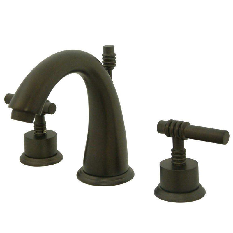 Kingston Brass KS2965ML 8 in. Widespread Bath Faucet Bronze