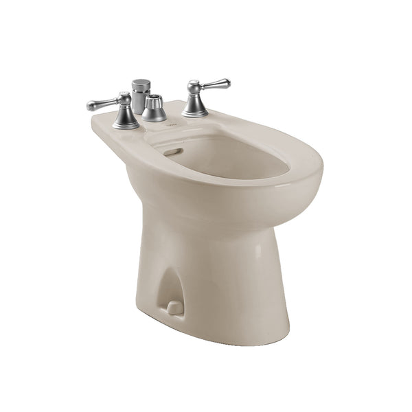 TOTO Piedmont Deck Mount Vertical Spray Flushing Rim Bidet, Bone BT500B#03