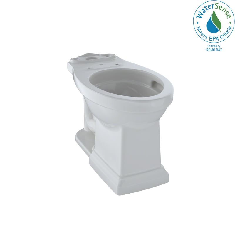 TOTO Promenade II Universal Height Toilet Bowl with CeFiONtect, Colonial White C404CUFG