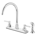 Kingston Brass KS8791EL 8-Inch Centerset Kitchen Faucet