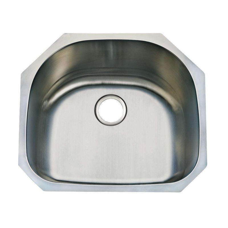 Gourmetier KUD24219BN Undermount Single Bowl