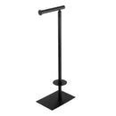 Kingston Brass CC8000 Freestanding T Paper Stand, Matte B