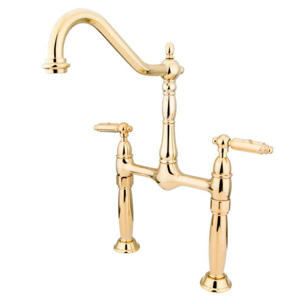 Kingston Brass KS1072GL Vessel Sink Faucet, Polished Brass