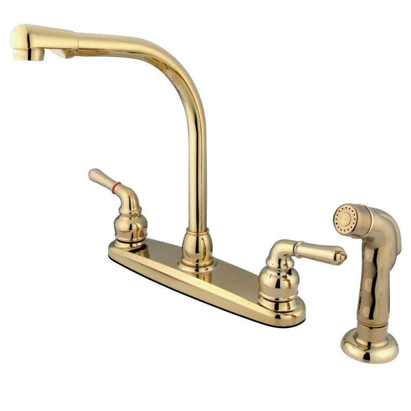 Kingston Brass KB752SP Centerset Kitchen Faucet Brass