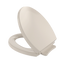 TOTO SoftClose Non Slamming, Slow Close Round Toilet Seat and Lid, Bone SS113#03