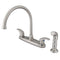 Kingston Brass KB6798LLSP 8-Inch Centerset Kitchen Faucet