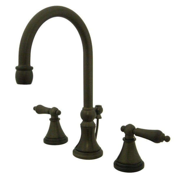 Kingston Brass KS2985AL 8 in. Widespread Bath Faucet Bronze