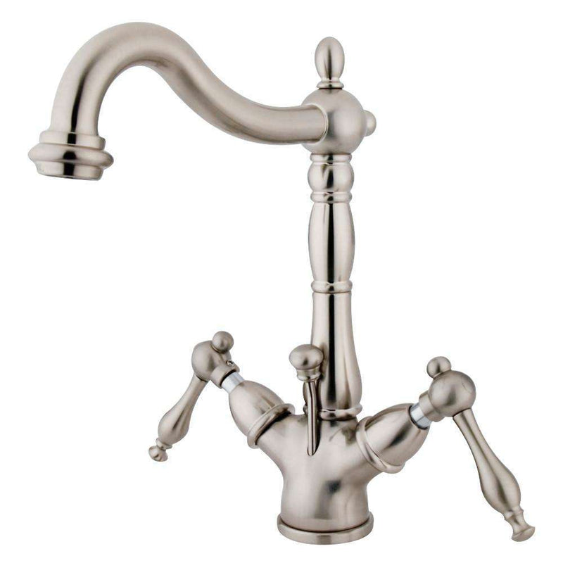 Kingston Brass KS1438NL 4 in. Centerset Bathroom Faucet