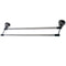 Kingston Brass BA8213BKDKL Water Onyx 24 inch Dual Towel Bar