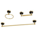 Kingston Brass BAK911148BB Onyx 3-Piece Bathroom Accs Set