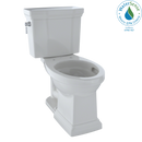 TOTO Promenade II 1G Two-Piece Elongated 1.0 GPF Universal Height Toilet with CeFiONtect, Colonial White CST404CUFG