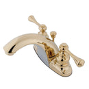 Kingston Brass GKB7642BL 4 in. Centerset Bath Faucet Brass