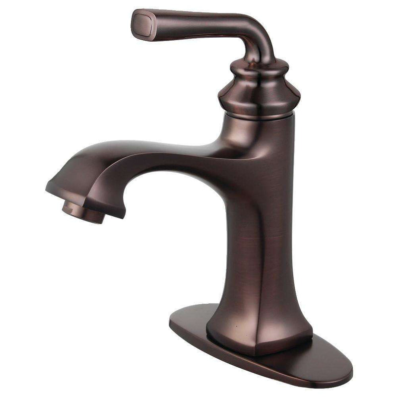 Kingston LS4425RXL Sg-Hnd Bath Faucet W/ Push-Up Drain &