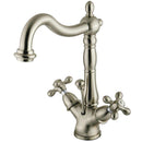 Kingston Brass KS1438AX 4 in. Centerset Bathroom Faucet