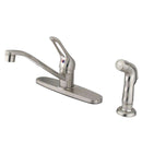 Kingston Brass KB562SNSP Sg-Hnd Centerset Kitchen Faucet