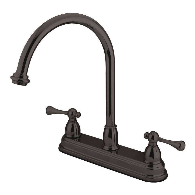 Kingston Brass KB3745BL 8-Inch Centerset Kitchen Faucet