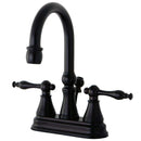 Kingston Brass KS2615NL 4 in. Centerset Bath Faucet Bronze