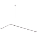 Kingston Brass CC3141 Shower Rod, Polished Chrome