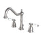 Kingston Brass KS1998BPL 8 in. Widespread Bathroom Faucet