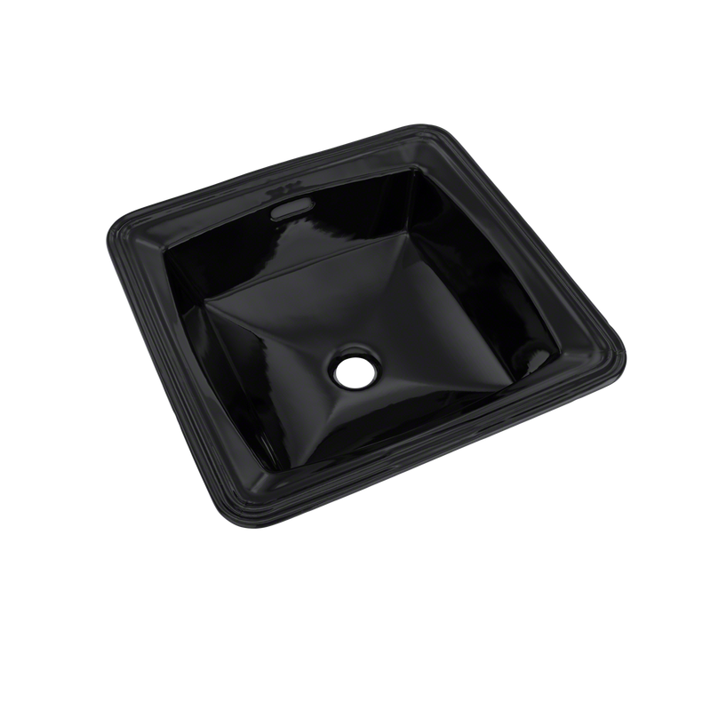 TOTO Connelly Square Undermount Bathroom Sink, Ebony LT491