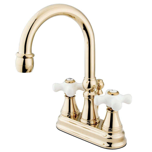 Kingston Brass KS2612PX 4 in. Centerset Bath Faucet Brass