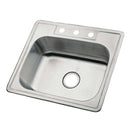 Kingston Brass K25228BN Drop-in Single Bowl Kitchen Sink