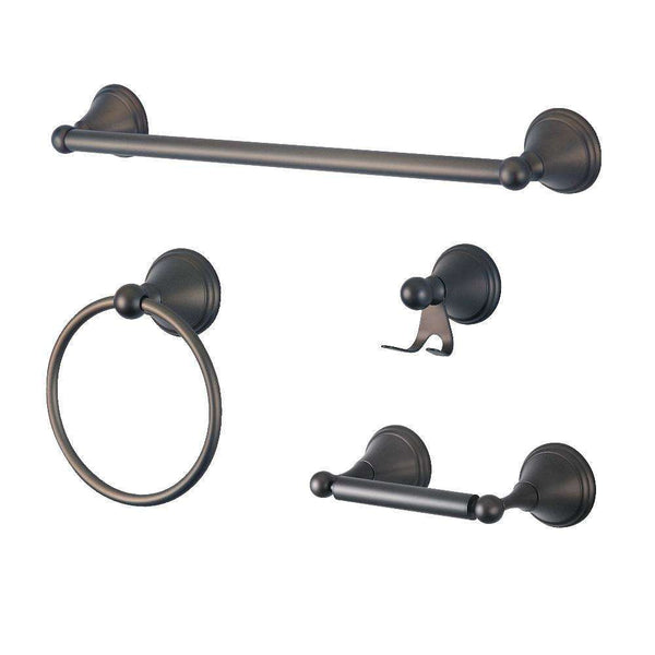 Kingston Brass BAK2971478ORB 4-Piece Bathroom Accessories