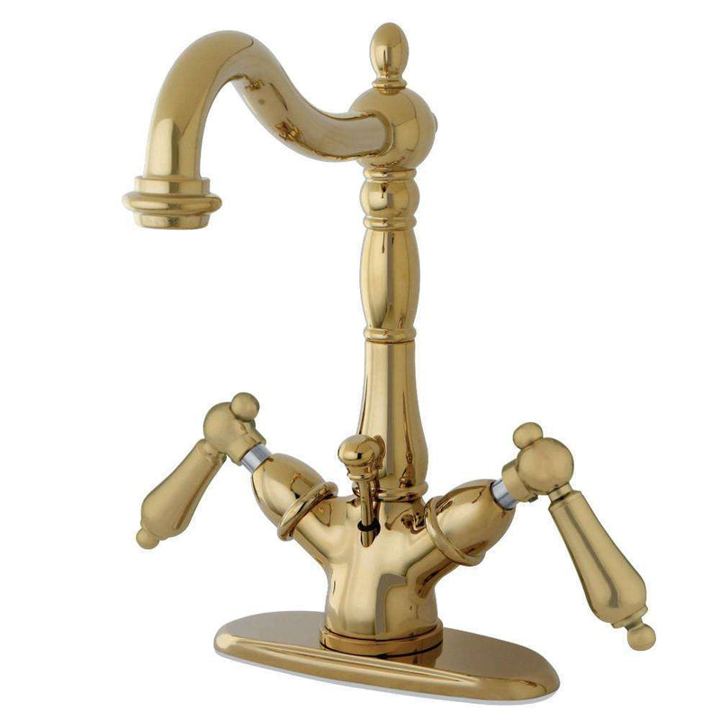 Kingston KS1432AL Heritage 4 in. Centerset Bath Faucet