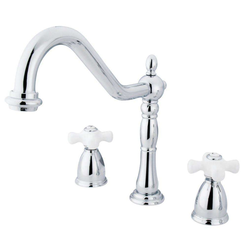 Kingston Brass KB1791PXLS Widespread Kitchen Faucet