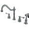 Kingston Brass KB7791BLBS Widespread Kitchen Faucet